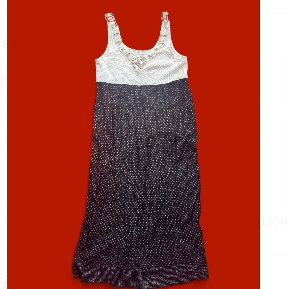 Vintage Carole Little Street Wear Maxi Dress y2k / 90s